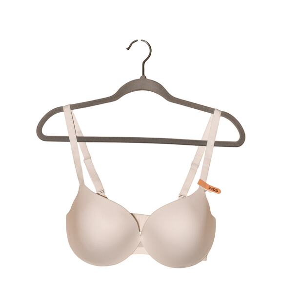 MAIDENFORM NEW $48 DreamWire Convertible T-Shirt Bra Underwire Black 34DD - Picture 1 of 3